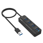 Onten 5305 四合一 USB3.0 四埠集線器擴充座，5305