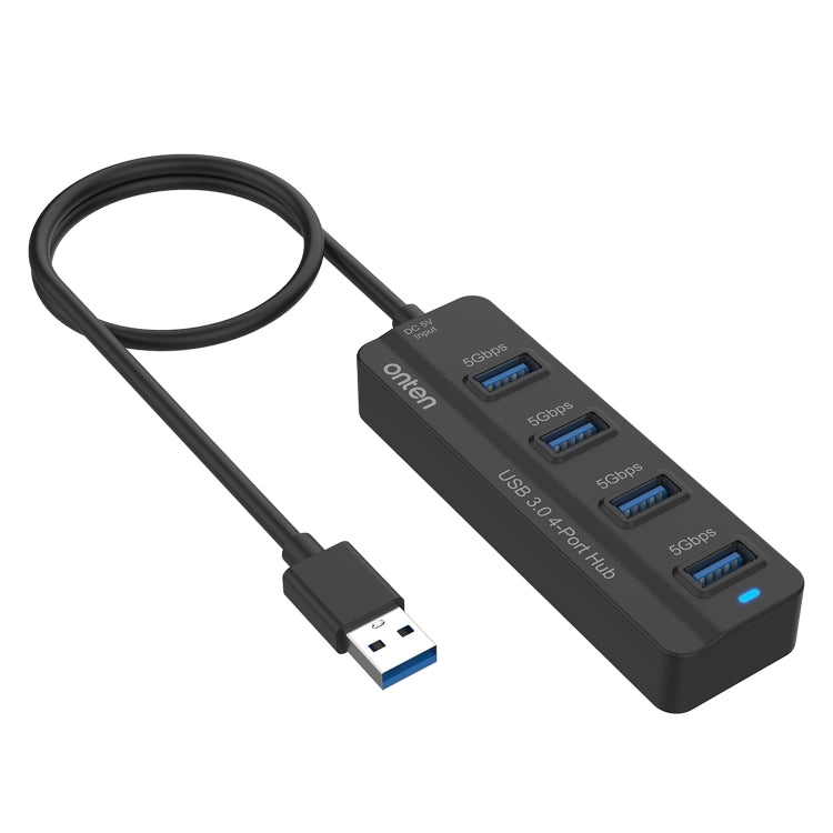 Onten 5305 四合一 USB3.0 四埠集線器擴充座，5305