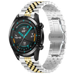 Five Bull Half Round Stainless Steel Watch Band + Strap Removal Tool, For Huawei Watch 3 / 3 Pro, For Huawei Watch GT2 Pro / GT 2e, For Huawei Watch GT 42mm/46mm / GT2 46mm