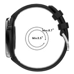 22mm Sports Two-Color Steel Buckle Silicone Watch Band, For Samsung Galaxy Watch3 45mm, For Samsung Galaxy Watch 46mm, For Samsung Gear S3 Classic, For Samsung Gear S3 Frontier