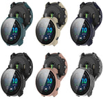PC + Toughened Film Integrated Watch Protective Case, For Garmin Forerunner 965