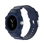 適用於 Google Pixel Watch JUNSUNMAY 一體成型 TPU 可調節彈性錶帶
