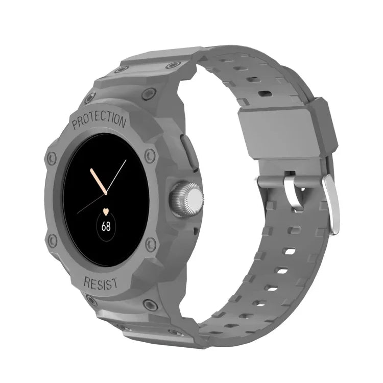 適用於 Google Pixel Watch JUNSUNMAY 一體成型 TPU 可調節彈性錶帶