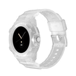 適用於 Google Pixel Watch JUNSUNMAY 一體成型 TPU 可調節彈性錶帶