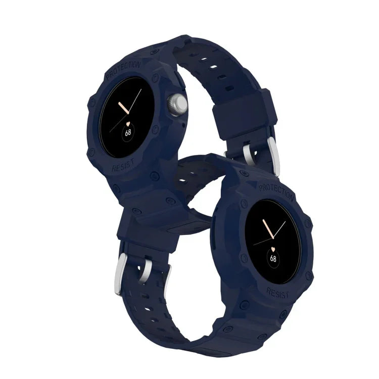 適用於 Google Pixel Watch JUNSUNMAY 一體成型 TPU 可調節彈性錶帶