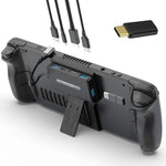 V266 適用於 Steam Deck 5 合 1 支架擴充底座 充電座 支援 4K/60Hz USB3.0，V266 5 合 1