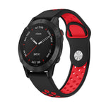 22mm Sports Breathable Silicone Watch Band, For Garmin Fenix 6 GPS, For Garmin Fenix 6 Pro GPS, For Garmin Fenix 6 Sapphire GPS, For Garmin Fenix 5