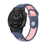22mm Sports Breathable Silicone Watch Band, For Garmin Fenix 6 GPS, For Garmin Fenix 6 Pro GPS, For Garmin Fenix 6 Sapphire GPS, For Garmin Fenix 5