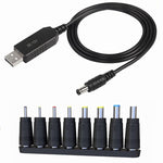 USB DC 5V 轉 12V 設定線轉換器，DC 5V 轉 12V
