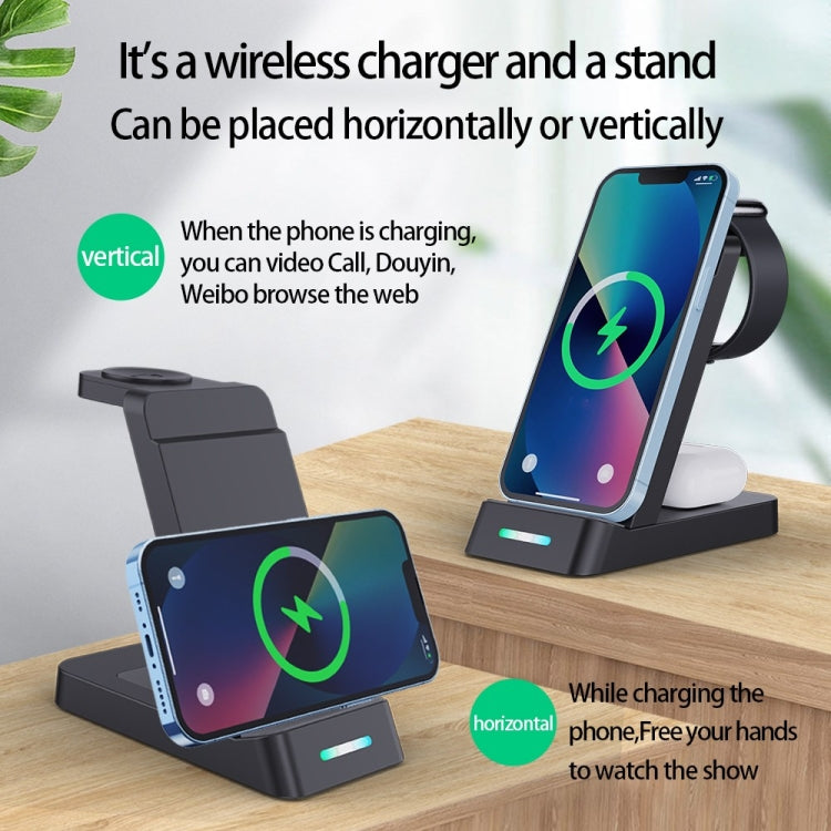 B20A 15W Qi 無線充電座，兼容 iPhone iWatch Airpods，B20A 適用於 Apple