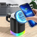 T15 3 合 1 磁吸 Magsafe 無線充電器折疊充電支架，適用 iPhone / iWatch / AirPods，T15