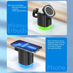 T15 3 合 1 磁吸 Magsafe 無線充電器折疊充電支架，適用 iPhone / iWatch / AirPods，T15