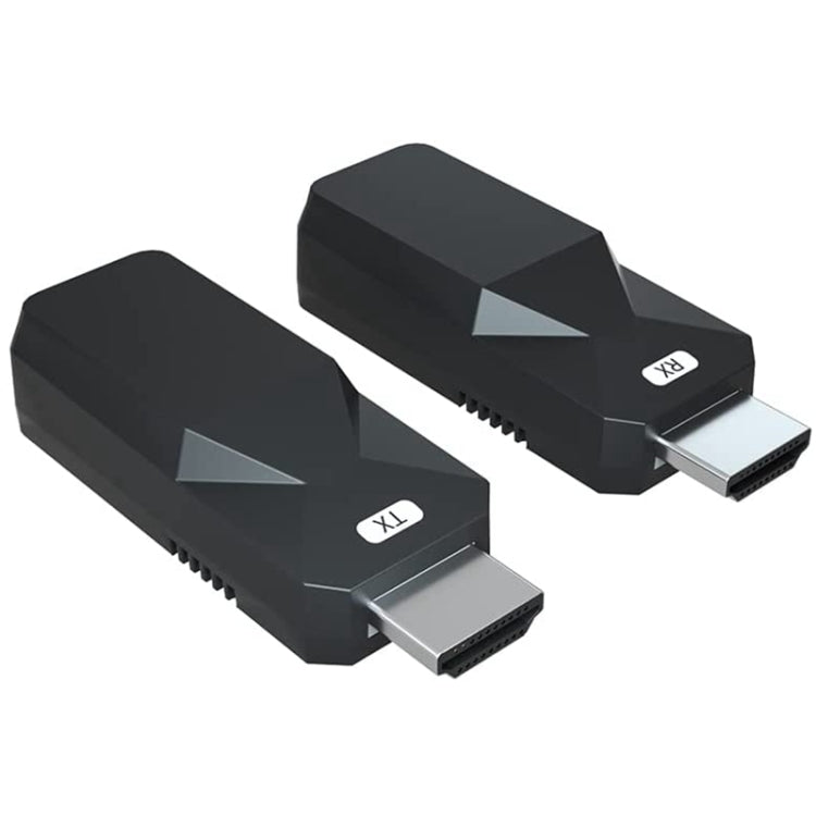 HDMI 延長器 165 英尺音訊視頻 1080P 透過 Cat5 Cat6 乙太網路線傳輸無損訊號 HDMI 長距離延伸轉接器