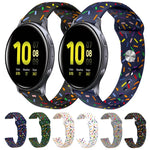 運動彩虹點矽膠扣錶帶，適用於 Samsung Galaxy Watch 4 40mm / 44mm，適用於 Samsung Galaxy Watch 4 Classic 42mm / 46mm