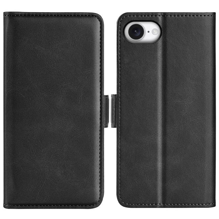 雙面磁扣橫向翻蓋皮革手機殼，適用於 iPhone 17e / 16e，iPhone 17 Pro Max，iPhone 17 Pro，iPhone 17，iPhone Air，iPhone 16 Pro Max，iPhone 16 Pro，iPhone 16 Plus，iPhone 16
