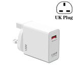 120W USB 超快速充電器，歐規插頭，美規插頭，英規插頭