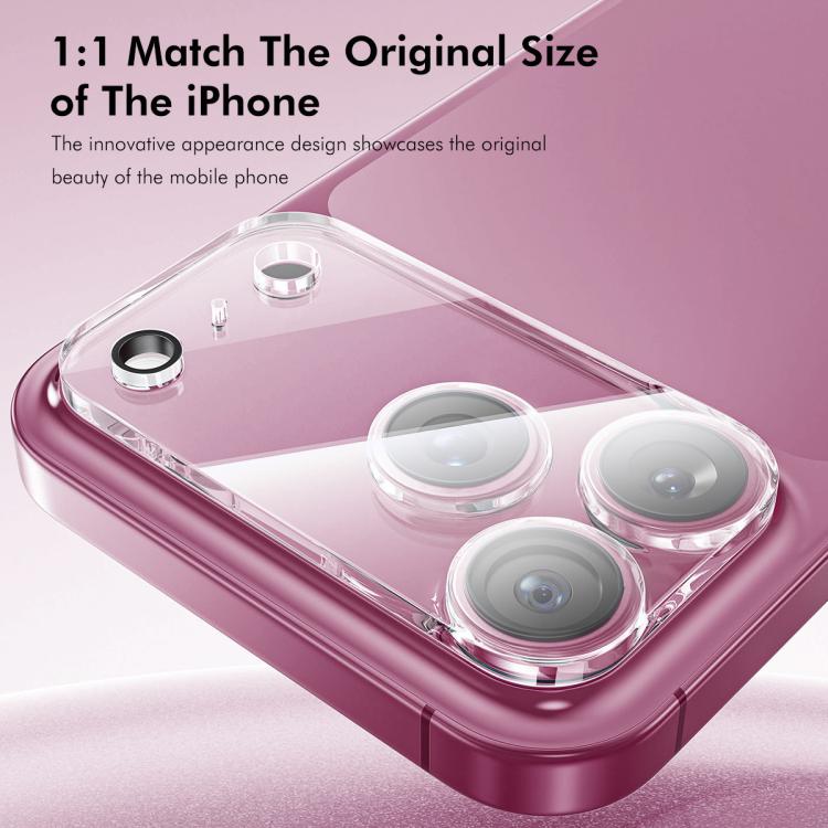 2片 ENKAY Hat-Prince 9H 後置鏡頭鋼化玻璃膜，適用於 iPhone 17e / 16e、iPhone 17 Pro Max、iPhone 17 Pro、iPhone 17、iPhone Air、iPhone 16 Pro / 16 Pro Max、iPhone 16 / 16 Plus、iPhone 15 Pro / 15 Pro Max