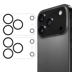 2片裝ENKAY Hat-Prince 9H後置鏡頭鋼化玻璃膜，適用於iPhone 17 Pro Max、iPhone 17 Pro、iPhone 17、iPhone Air、iPhone 16 Pro / 16 Pro Max、iPhone 16 / 16 Plus、iPhone 15 Pro / 15 Pro Max、iPhone 15 / 15 Plus