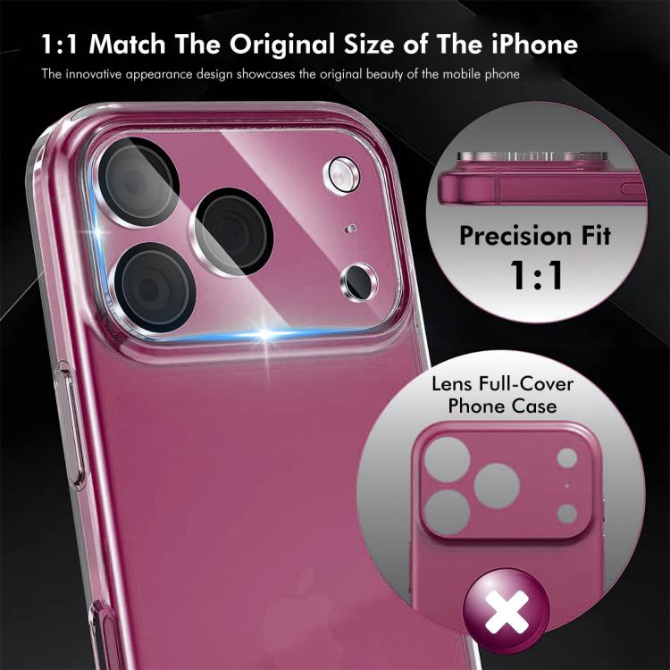 2片裝ENKAY Hat-Prince 9H後置鏡頭鋼化玻璃膜，適用於iPhone 17 Pro Max、iPhone 17 Pro、iPhone 17、iPhone Air、iPhone 16 Pro / 16 Pro Max、iPhone 16 / 16 Plus、iPhone 15 Pro / 15 Pro Max、iPhone 15 / 15 Plus
