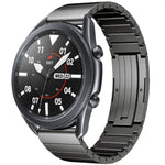 單珠鈦合金錶帶，適用於 Samsung Galaxy Watch 3 45mm，Samsung Gear S3 Classic，Samsung Gear S3 Frontier，Samsung Galaxy Watch 46mm，Samsung Galaxy Watch 42mm