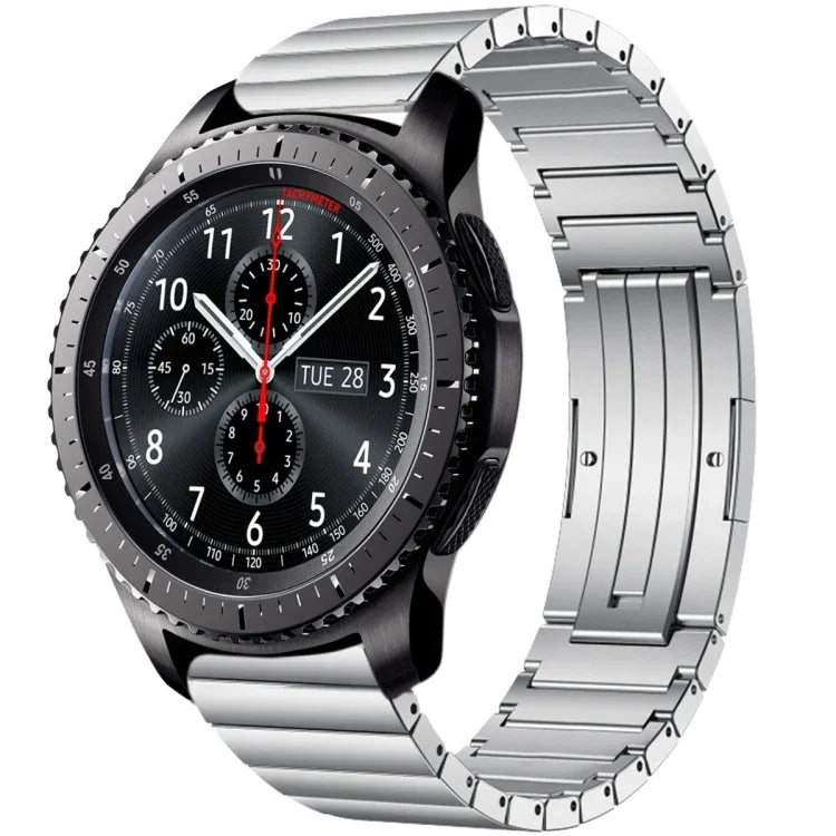 單珠鈦合金錶帶，適用於 Samsung Galaxy Watch 3 45mm，Samsung Gear S3 Classic，Samsung Gear S3 Frontier，Samsung Galaxy Watch 46mm，Samsung Galaxy Watch 42mm