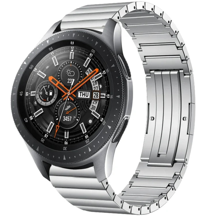 單珠鈦合金錶帶，適用於 Samsung Galaxy Watch 3 45mm，Samsung Gear S3 Classic，Samsung Gear S3 Frontier，Samsung Galaxy Watch 46mm，Samsung Galaxy Watch 42mm