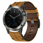 Leather Textured 22mm Watch Band, For Garmin Fenix E 47mm, For Garmin Fenix 8 MIP 47mm, For Garmin Fenix 8 AMOLED 47mm, For Garmin Fenix 7 Pro 47mm, For Garmin Epix Pro 47mm, For Garmin MARQ Athlete Gen 2, For Garmin MARQ Commander                     ...