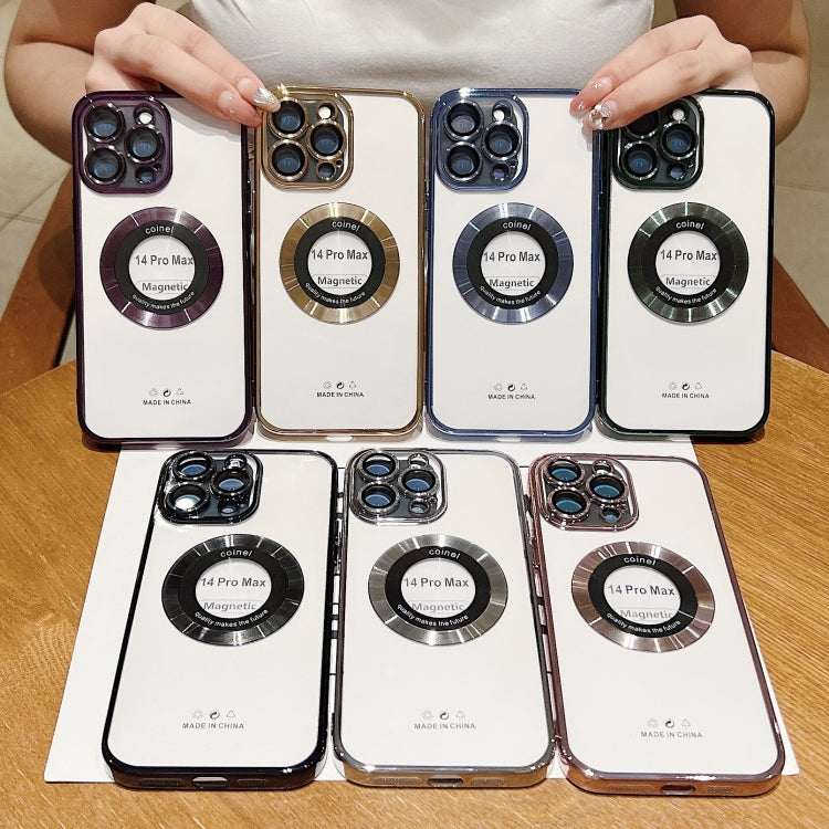 電鍍MagSafe TPU手機殼，適用於iPhone 11、iPhone 11 Pro