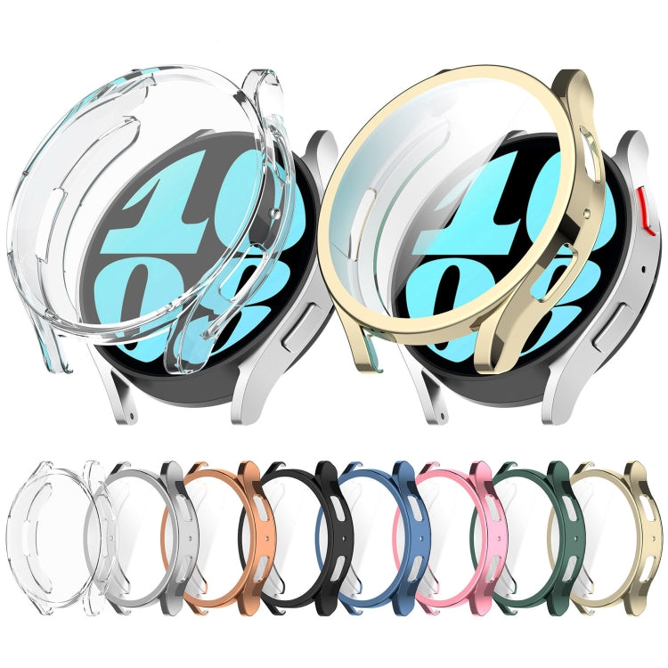 全覆蓋 TPU 電鍍錶殼，適用於 Samsung Galaxy Watch6 44mm，適用於 Samsung Galaxy Watch6 40mm