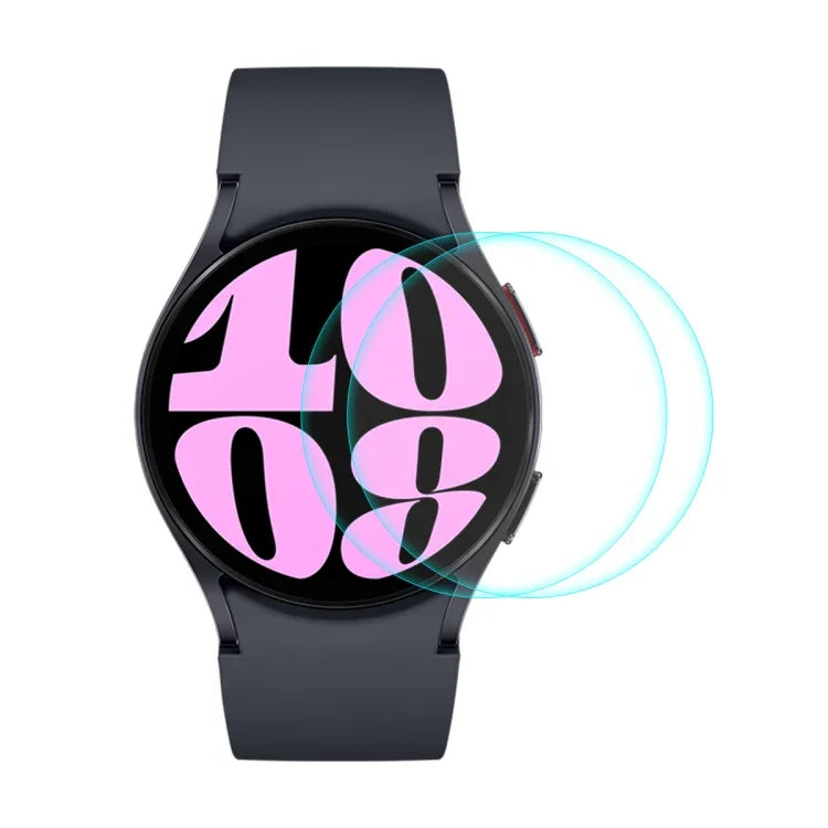 2片裝 ENKAY 0.2mm 9H 鋼化玻璃螢幕保護膜手錶貼膜，適用於 Samsung Galaxy Watch Ultra 47mm / Ultra 2025，適用於 Samsung Galaxy Watch8 44mm，適用於 Samsung Galaxy Watch8 40mm，適用於 Samsung Galaxy Watch6 Classic / Ultra 47mm