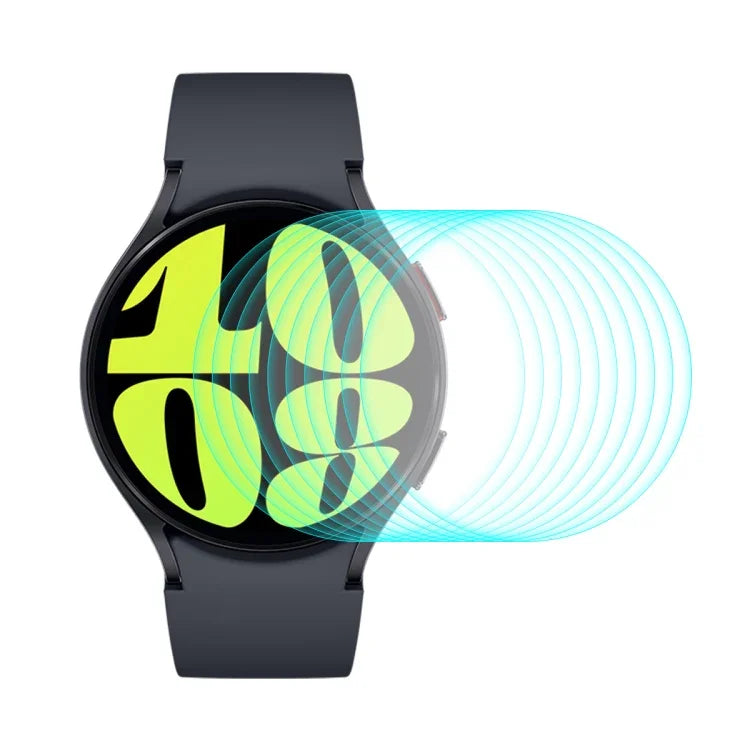 10片 ENKAY 0.2mm 9H 鋼化玻璃螢幕保護膜，適用於三星 Galaxy Watch Ultra 47mm / Ultra 2025，適用於三星 Galaxy Watch8 44mm，適用於三星 Galaxy Watch8 40mm，適用於三星 Galaxy Watch6 Classic / Ultra 47mm