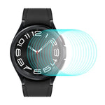 10片 ENKAY 0.2mm 9H 鋼化玻璃螢幕保護膜，適用於三星 Galaxy Watch Ultra 47mm / Ultra 2025，適用於三星 Galaxy Watch8 44mm，適用於三星 Galaxy Watch8 40mm，適用於三星 Galaxy Watch6 Classic / Ultra 47mm