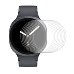 10片 ENKAY 0.2mm 9H 鋼化玻璃螢幕保護膜，適用於三星 Galaxy Watch Ultra 47mm / Ultra 2025，適用於三星 Galaxy Watch8 44mm，適用於三星 Galaxy Watch8 40mm，適用於三星 Galaxy Watch6 Classic / Ultra 47mm