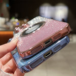 漸層閃粉電鍍MagSafe TPU手機殼，適用於iPhone 14、iPhone 14 Pro、iPhone 14 Pro Max、iPhone 13 Pro Max、iPhone 13 Pro、iPhone 13