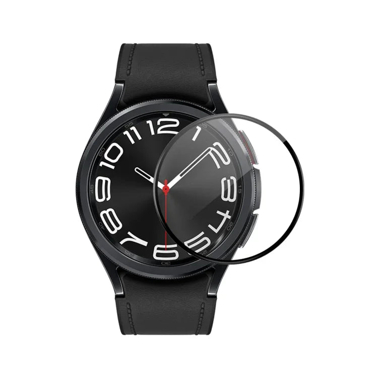 ENKAY 3D 全覆蓋軟 PC 邊緣 PMMA 高清螢幕保護膜，適用於三星 Galaxy Watch Ultra 47mm / Ultra 2025，適用於三星 Galaxy Watch8 Classic 46mm，適用於三星 Galaxy Watch8 44mm，適用於三星 Galaxy Watch8 40mm