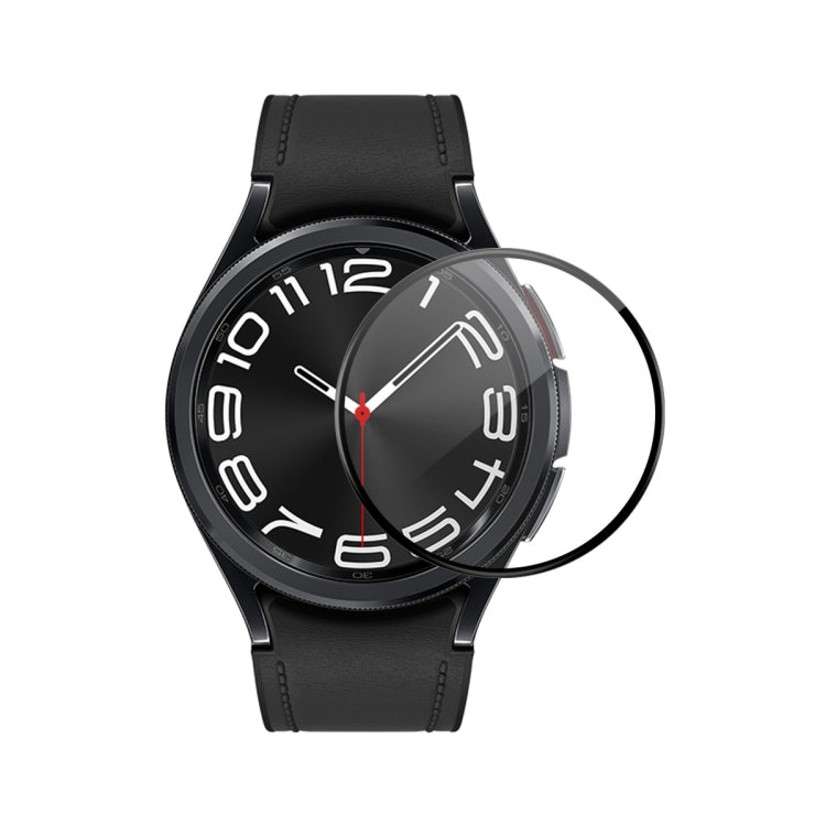 ENKAY 3D 全覆蓋軟 PC 邊緣 PMMA 高清螢幕保護膜，適用於三星 Galaxy Watch Ultra 47mm / Ultra 2025，適用於三星 Galaxy Watch8 Classic 46mm，適用於三星 Galaxy Watch8 44mm，適用於三星 Galaxy Watch8 40mm