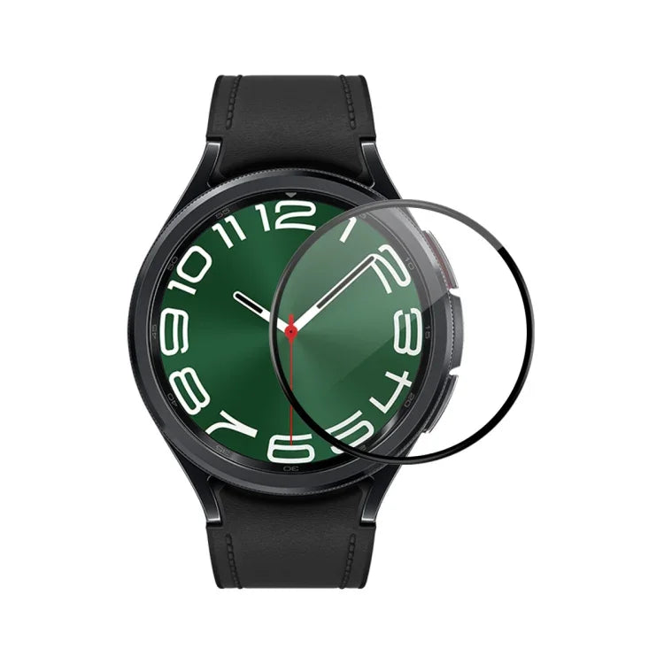 ENKAY 3D 全覆蓋軟 PC 邊緣 PMMA 高清螢幕保護膜，適用於三星 Galaxy Watch Ultra 47mm / Ultra 2025，適用於三星 Galaxy Watch8 Classic 46mm，適用於三星 Galaxy Watch8 44mm，適用於三星 Galaxy Watch8 40mm