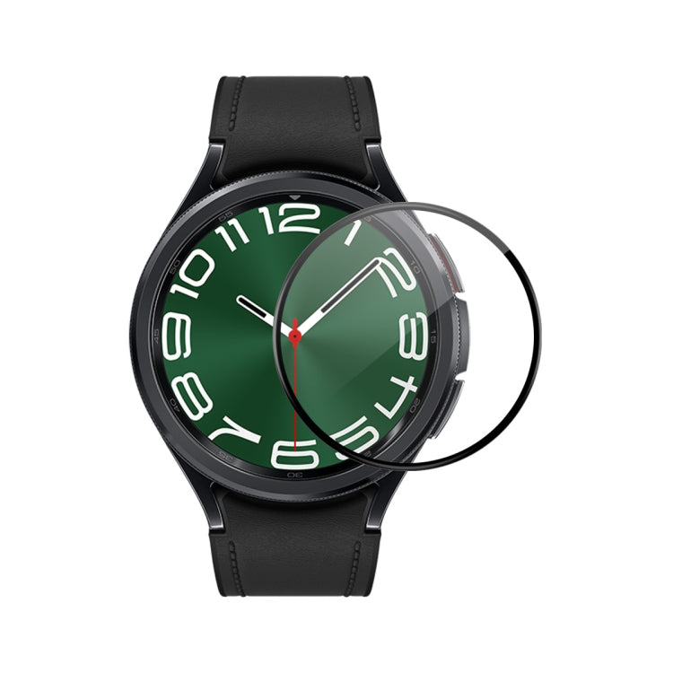 ENKAY 3D 全覆蓋軟 PC 邊緣 PMMA 高清螢幕保護膜，適用於三星 Galaxy Watch Ultra 47mm / Ultra 2025，適用於三星 Galaxy Watch8 Classic 46mm，適用於三星 Galaxy Watch8 44mm，適用於三星 Galaxy Watch8 40mm