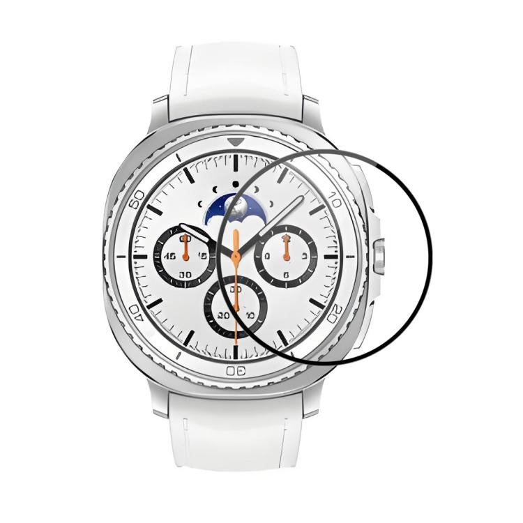 ENKAY 3D 全覆蓋軟 PC 邊緣 PMMA 高清螢幕保護膜，適用於三星 Galaxy Watch Ultra 47mm / Ultra 2025，適用於三星 Galaxy Watch8 Classic 46mm，適用於三星 Galaxy Watch8 44mm，適用於三星 Galaxy Watch8 40mm