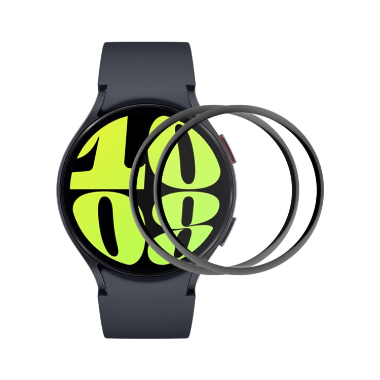 2片 ENKAY 3D 全覆蓋軟 PC 邊緣 PMMA 高清螢幕保護膜，適用於三星 Galaxy Watch Ultra 47mm / Ultra 2025，適用於三星 Galaxy Watch8 Classic 46mm，適用於三星 Galaxy Watch8 44mm，適用於三星 Galaxy Watch8 40mm