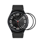 2片 ENKAY 3D 全覆蓋軟 PC 邊緣 PMMA 高清螢幕保護膜，適用於三星 Galaxy Watch Ultra 47mm / Ultra 2025，適用於三星 Galaxy Watch8 Classic 46mm，適用於三星 Galaxy Watch8 44mm，適用於三星 Galaxy Watch8 40mm