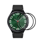 2片 ENKAY 3D 全覆蓋軟 PC 邊緣 PMMA 高清螢幕保護膜，適用於三星 Galaxy Watch Ultra 47mm / Ultra 2025，適用於三星 Galaxy Watch8 Classic 46mm，適用於三星 Galaxy Watch8 44mm，適用於三星 Galaxy Watch8 40mm