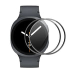 2片 ENKAY 3D 全覆蓋軟 PC 邊緣 PMMA 高清螢幕保護膜，適用於三星 Galaxy Watch Ultra 47mm / Ultra 2025，適用於三星 Galaxy Watch8 Classic 46mm，適用於三星 Galaxy Watch8 44mm，適用於三星 Galaxy Watch8 40mm