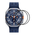 2片 ENKAY 3D 全覆蓋軟 PC 邊緣 PMMA 高清螢幕保護膜，適用於三星 Galaxy Watch Ultra 47mm / Ultra 2025，適用於三星 Galaxy Watch8 Classic 46mm，適用於三星 Galaxy Watch8 44mm，適用於三星 Galaxy Watch8 40mm