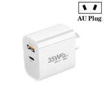 PD30W USB-C / Type-C + QC3.0 USB雙口充電器，澳洲插頭，澳洲插頭，香港倉庫