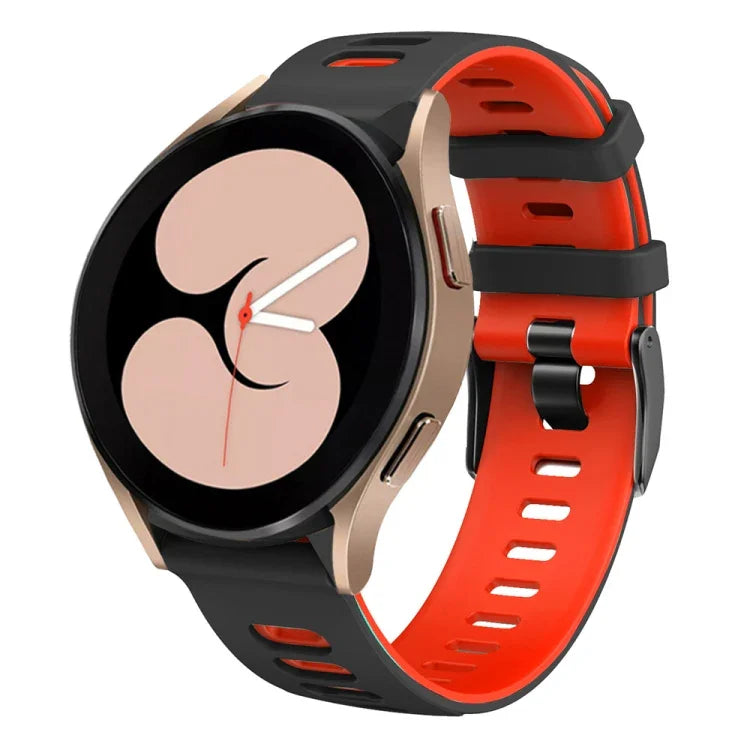 20mm 雙色矽膠錶帶，適用於 Samsung Galaxy Watch 5 40mm