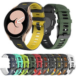 20mm 雙色矽膠錶帶，適用於 Samsung Galaxy Watch 5 40mm