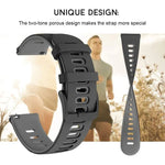 20mm 雙色矽膠錶帶，適用於 Samsung Galaxy Watch 5 40mm