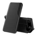 側邊顯示翻蓋皮革手機殼，適用於iPhone 17e / 16e、iPhone 17 Pro Max、iPhone 17 Pro、iPhone 17、iPhone Air、iPhone 16 Pro Max、iPhone 16 Pro、iPhone 16 Plus