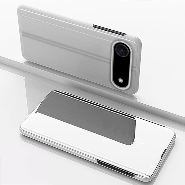 電鍍鏡面橫向翻蓋帶支架皮革手機殼，適用於iPhone 17e / 16e、iPhone 17 Pro Max、iPhone 17 Pro、iPhone 17、iPhone Air、iPhone 16 Pro Max